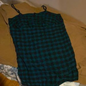 Spaghetti strap dress from Target. Size XXL. Good condition. Plaid.